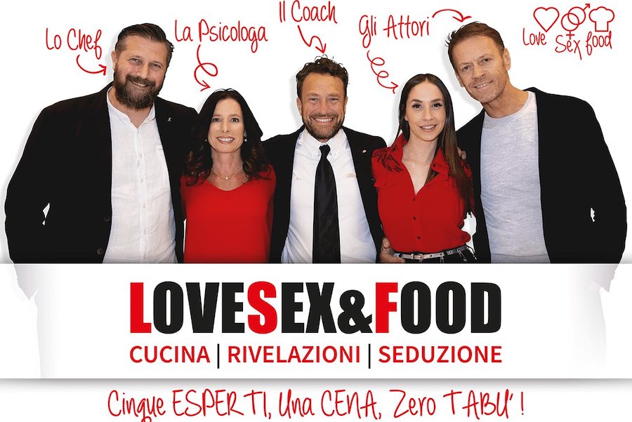 Love, sex & food: una serata all'insegna del divertimento e del buon cibo